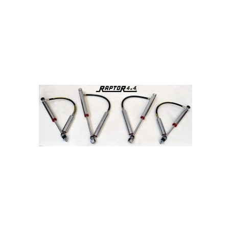 AMORTIGUADOR RAPTOR TRASERO MONOTUBO DEPOSITO REMOTO +10 CM PATROL