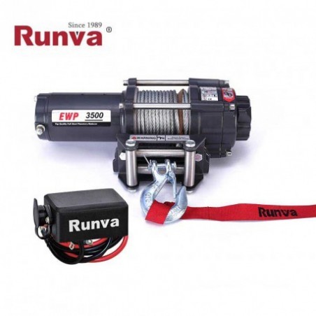 CABRESTANTE EWP3500 - 1588KG, 12V (manual) winch