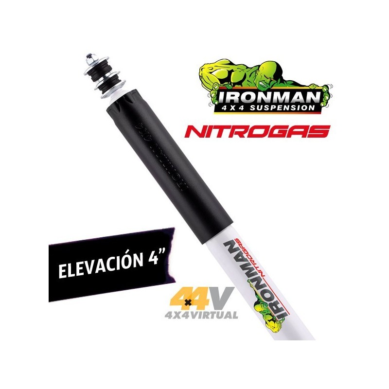 Amortiguador Ironman Nitro-Gas Trasero Land Rover + 4 pulgadas