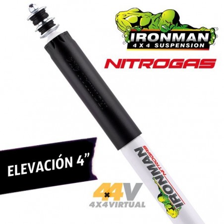 Amortiguador Ironman Nitro-Gas Trasero Land Rover + 4 pulgadas