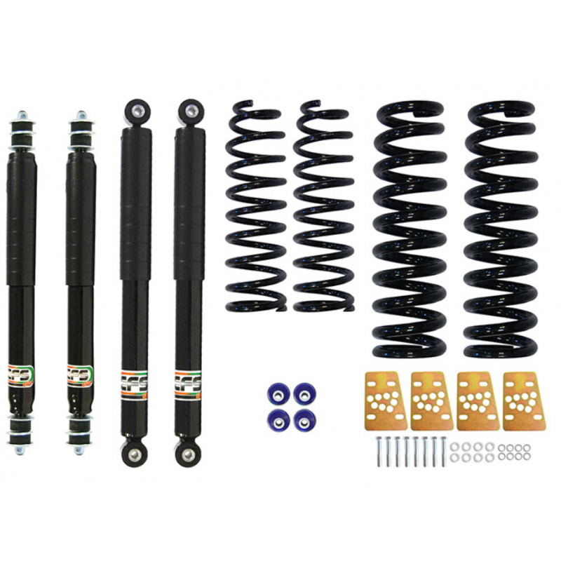 Kit de suspensión reforzada +50-75mm EFS HDT (3 puertas) Nissan Patrol GR Y60