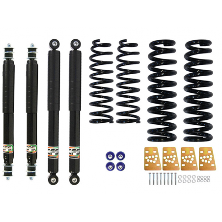 Kit de suspensión reforzada +50-75mm EFS HDT (3 puertas) Nissan Patrol GR Y60