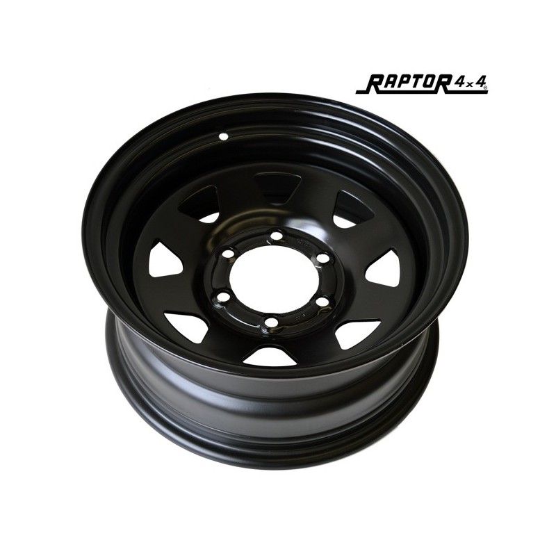 LLANTA DE ACERO TYREX 7X16-20 NEGRO PARA TOYOTA / PATROL