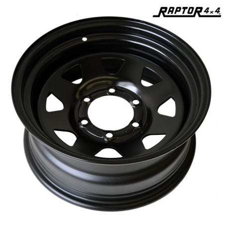 LLANTA DE ACERO TYREX 7X16-20 NEGRO PARA TOYOTA / PATROL