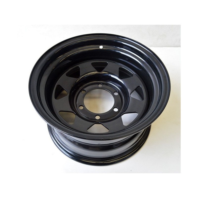 LLANTA DE ACERO TYREX 8X15 -30 NEGRO PARA TOYOTA / PATROL