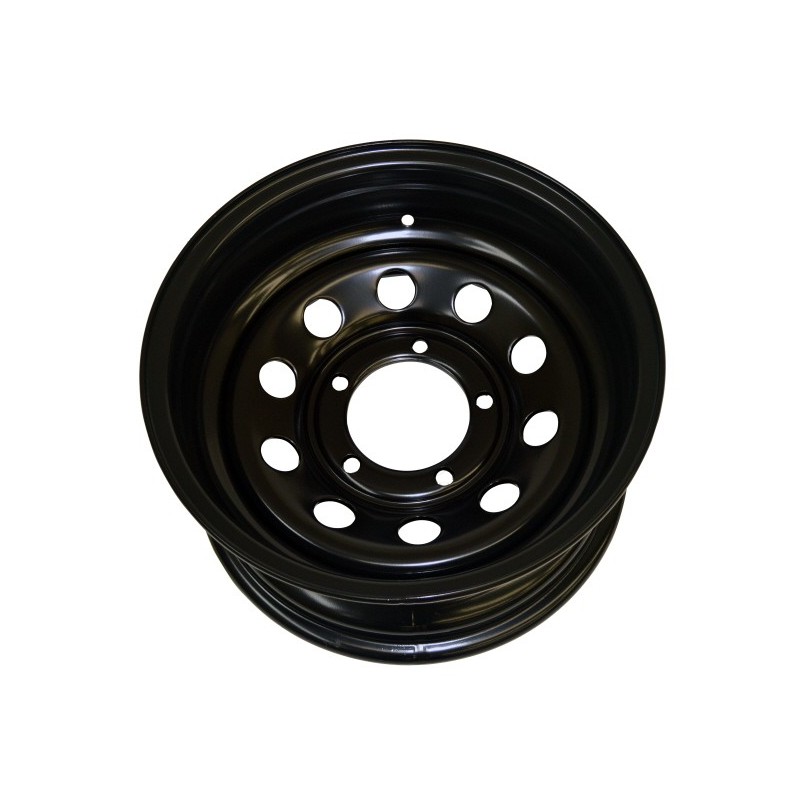 LLANTA DE ACERO TYREX 10X16 ET -44 MODULAR NEGRA PARA TOYOTA NISSAN