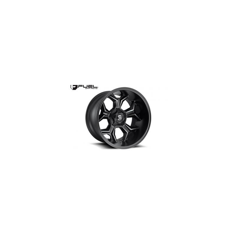 Llantas FUEL AVENGER 20x9 ET1 (5x114,3 5x127 B78,10) MBT-MATTE BLK DDT