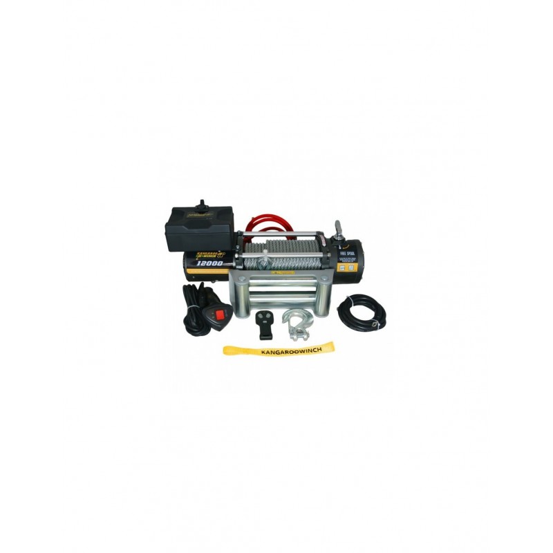 CABRESTANTE 12K (5443KG / CABLE ACERO) 24V KANGAROOWINCH