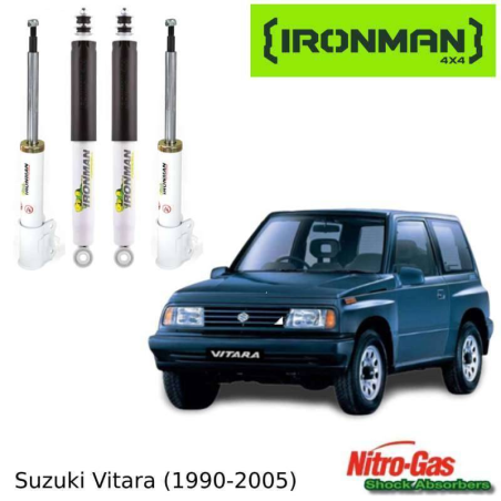 Kit amortiguadores Suzuki Vitara (1990-2005) Ironman 4x4 Nitro-Gas