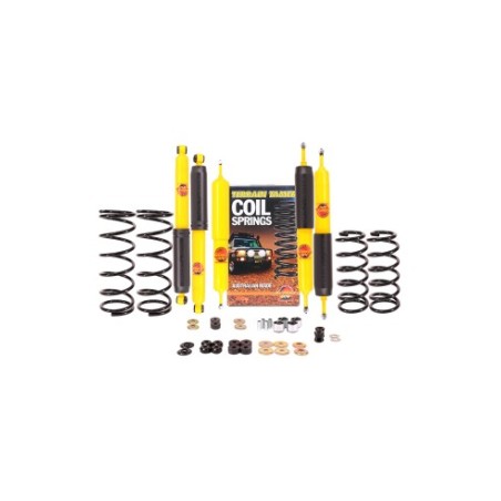 Kit de suspensión completo reforzado +20 / 40mm Nissan Patrol gr Y60 (3 puertas) - Terrain Tamer