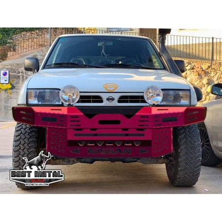 PARAGOLPES METÁLICO NISSAN TERRANO 2 FARO RECTANGULAR DELANTERO (M3)