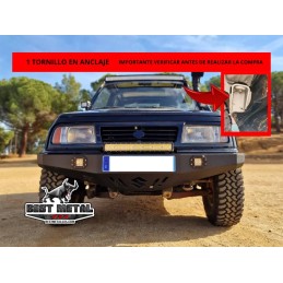 PARAGOLPES METÁLICO SUZUKI VITARA DELANTERO 1 TORNILLO EN ANCLAJE (M2 CON LED)